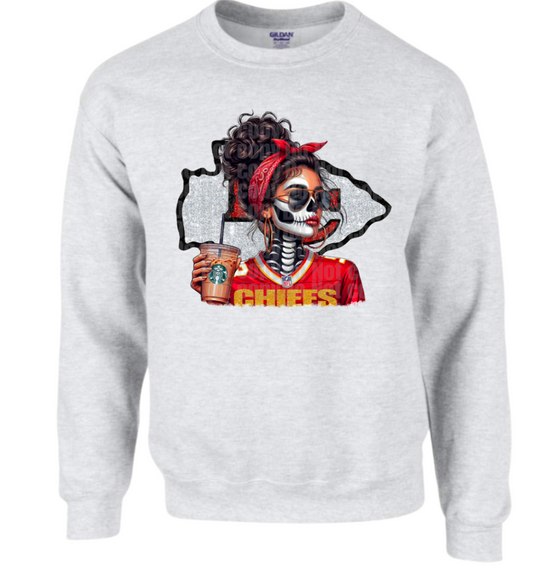 CHIEFS RED JERSEY SKULL-