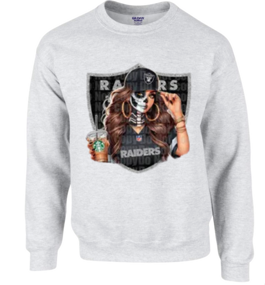 RAIDERS LATINA SKULL-
