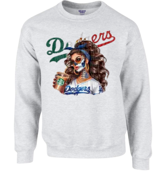 MX DODGERS SKULL-